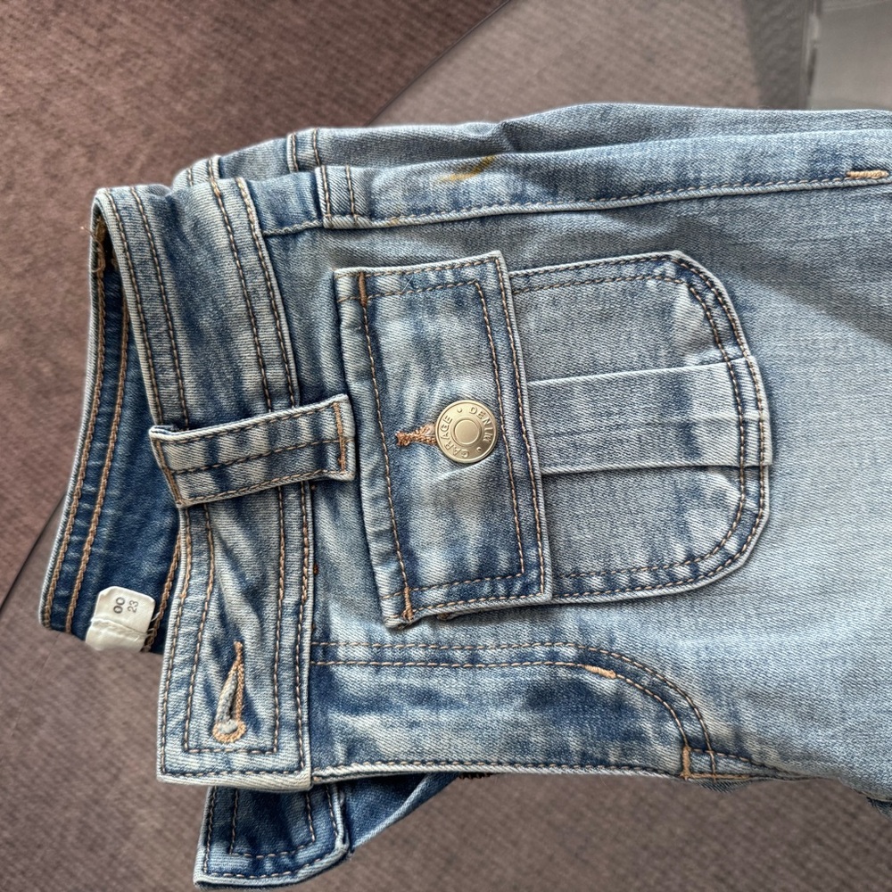 Garage Light Blue Flare Jeans